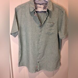 Projek Raw Men's Light Green Short Sleeve Shirt